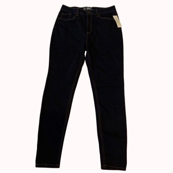 NWT New No Boundaries High Rise Skinny Jean Dark Wash 13 - Picture 1 of 10
